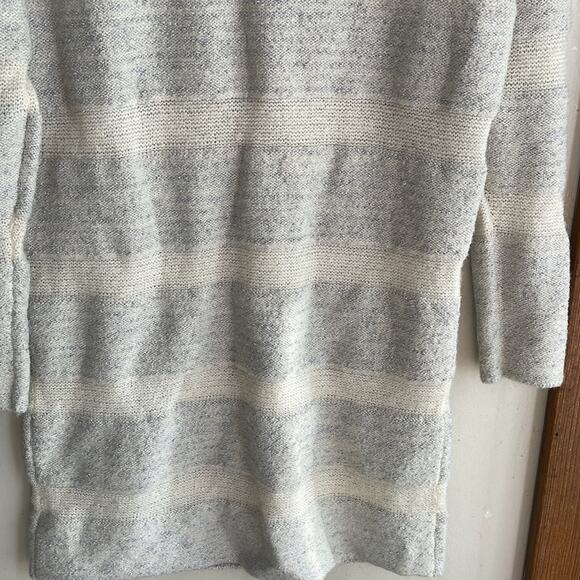 Something Navy Metallic Stripe Sweater Dress - Picture 11 of 15